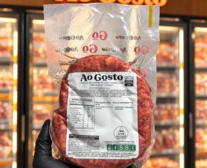 Linguiça Bovina com Queijo Coalho