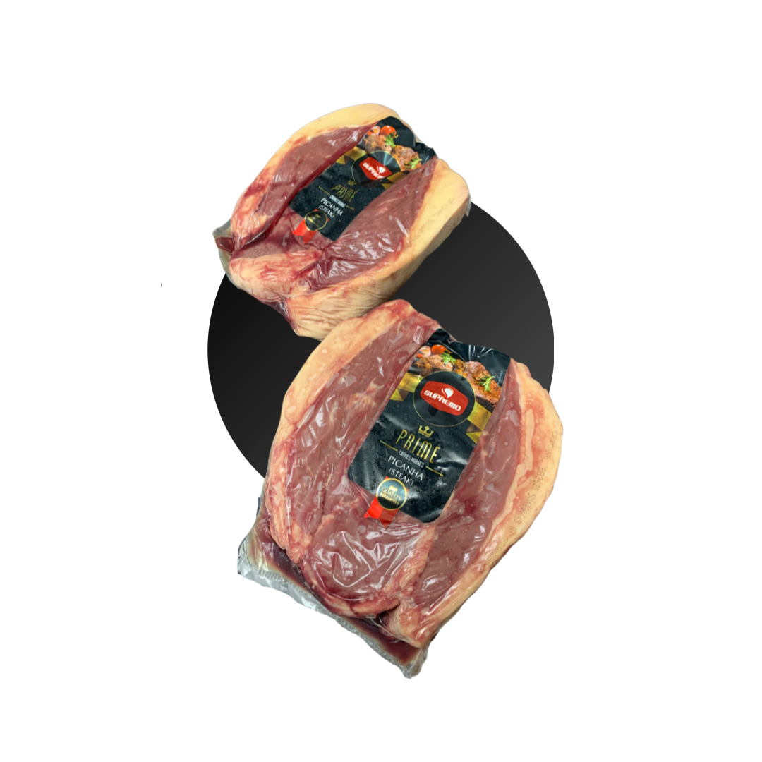 Espeto Picanha bovina 6und – 720g – Petiscos e Cia