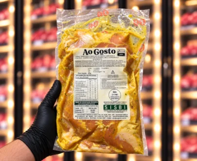 Sobrecoxa Desossada Marinada na Mostarda, Mel e Gorgonzola