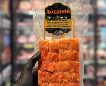 Espetinho - Carpaccio Cupim c/ Queijo Coalho