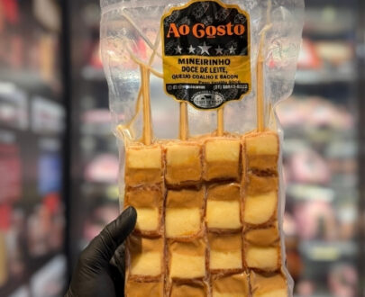 Espetinho - Medalhão de Queijo Coalho c/ Doce de Leite