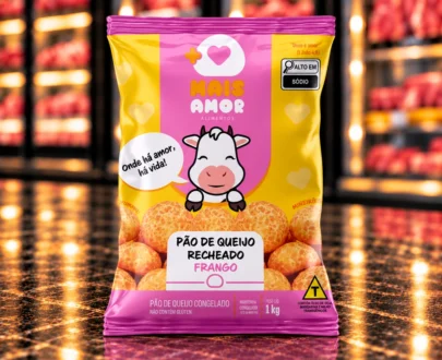 Pão de Queijo Recheado c/ Frango - Mais Amor