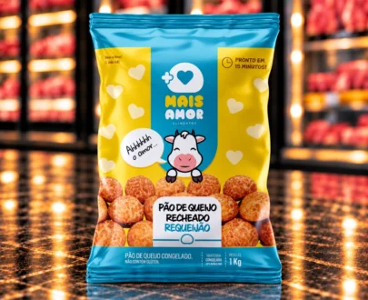 Pão de Queijo Recheado c/ Requeijão - Mais Amor
