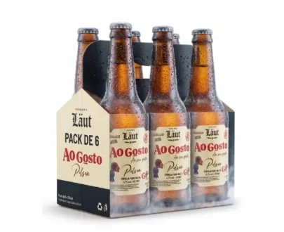 6x Cerveja AoGosto - Laut | Long Neck