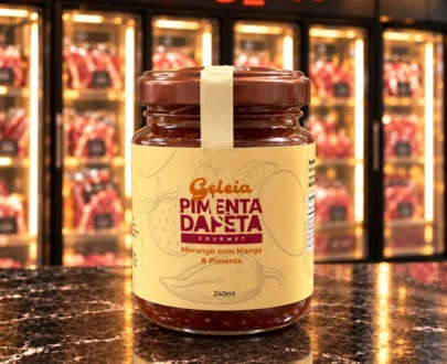 Geleia de Morango com Manga e Pimenta - DaPeta